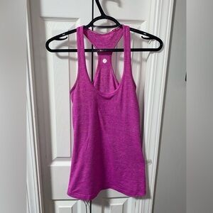Lululemon Athletica Fuchsia Racerback Tank Top 10/10 like NEW condition